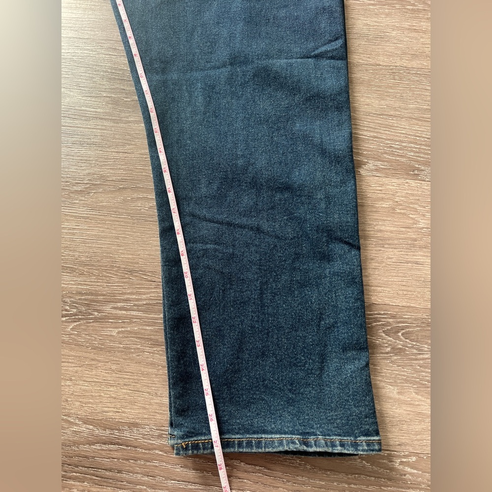 NWT Levi Strauss Signature High Rise Straight Jeans Size 16 W33 Comfort Stretch - Picture 9 of 12